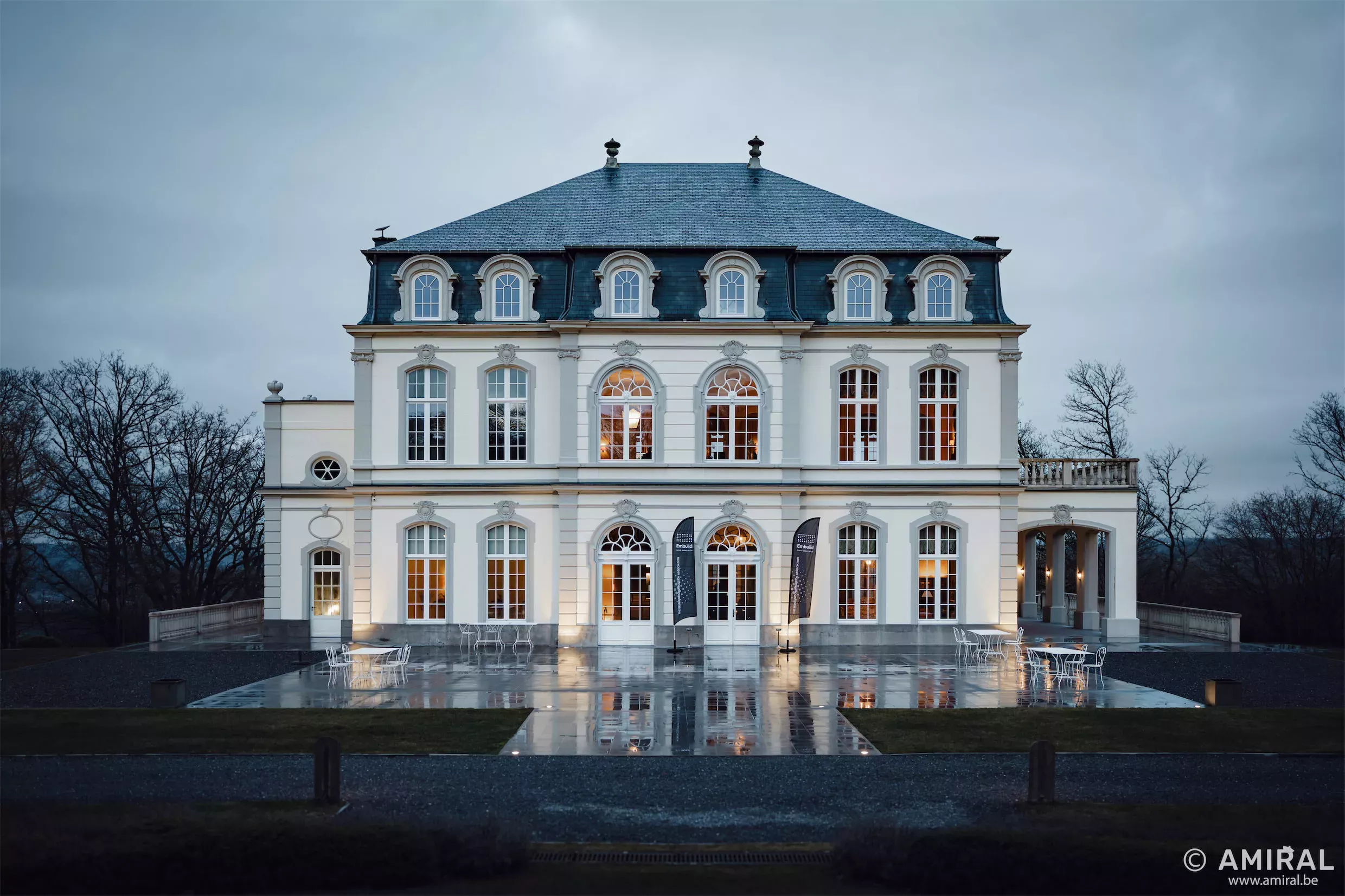 Chateau de la Vecquée - Namur - vue façade avant